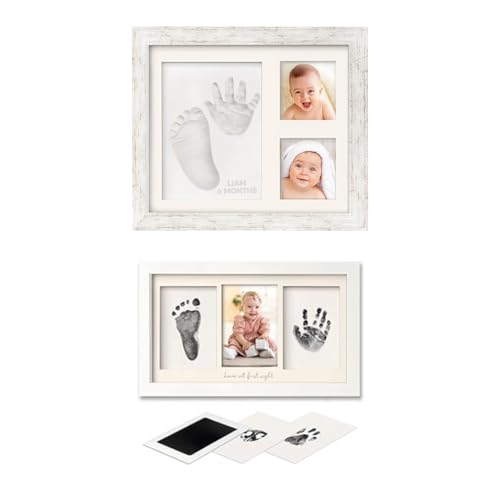 KeaBabies Baby Footprint Kit and Frame