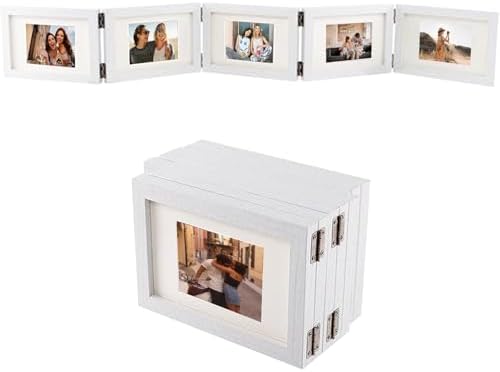 5 Folding Ultrasound Picture Frame Natural Wood 68 x 47 1