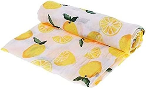 TATA AMG Organic Muslin Cotton Swaddle Blanket 47x47 Inches for Newborns