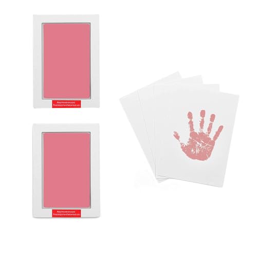 LelonHo 2 Pack Inkless Hand Footprint Kit with 4 Cards 1