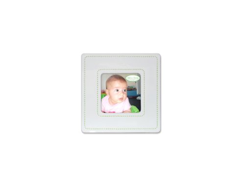 Child to Cherish Small Stitched Ceramic Frame White 1