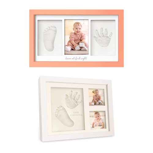 KeaBabies Baby Hand Footprint Kit - Keepsake Frame Prints