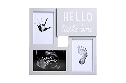 Kate Milo Babyprints Collage Frame with Ultrasound Handprint Footprint and Photo Insert