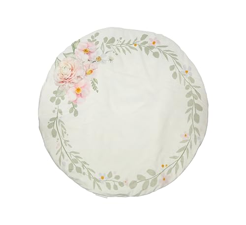 Kate Milo Floral Wreath Reversible Baby Mat 1