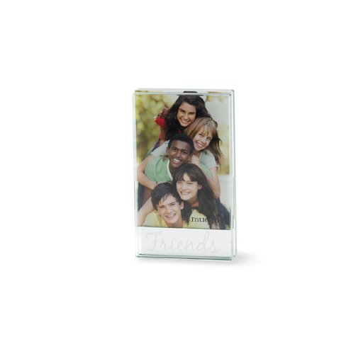 Mud Pie Clear Glass Frame Friends 4 14X2 12X34