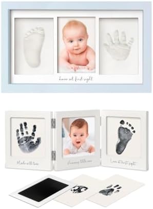 KeaBabies Baby Hand Footprint Kit - Keepsake Frame for Newborns