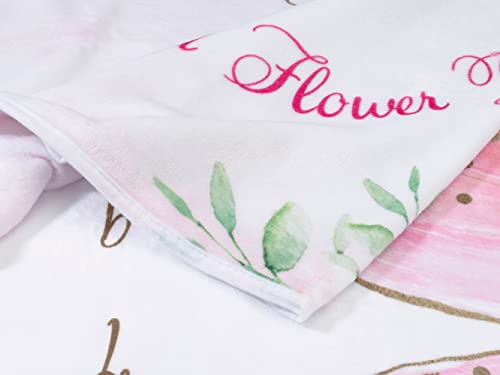 Lillian Rose Butterfly Milestone Blanket Pink 1