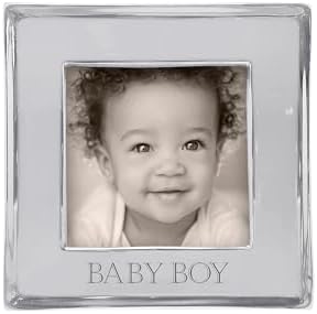 MARIPOSA BABY BOY Signature 4x4 Frame in Silver