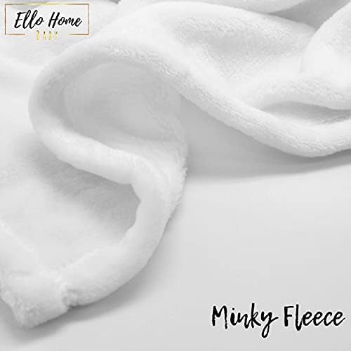 ELLO HOME BABY Monthly Milestone Blanket with 12 Stickers