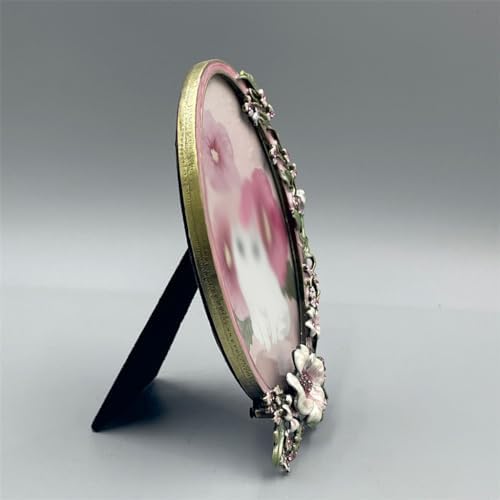STBTOO 6inch Enamel Metal Frame Photo Decoration