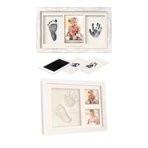 KeaBabies Inkless Baby Hand Footprint Kit