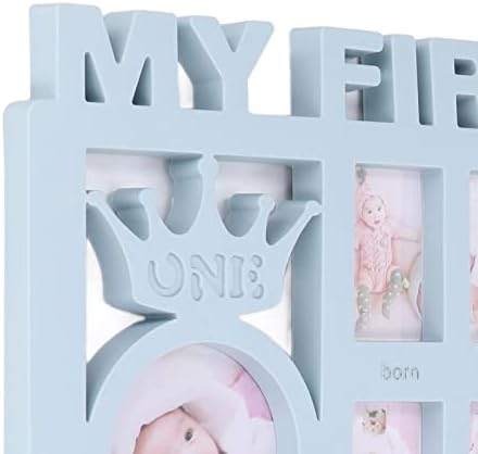 Zerodis First Year Baby Keepsake Frame 12 Months Photo Display