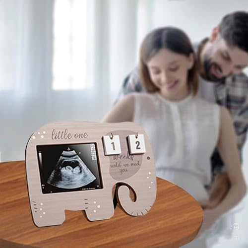 Ultrasound Picture Frame with Countdown for Pregnancy Gift