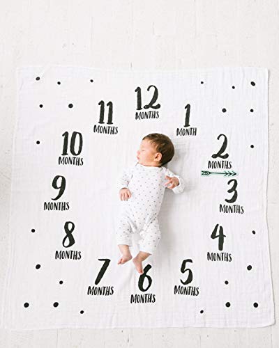 Pearhead Milestone Photo Blanket Set Pack of 2