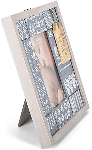 DEMDACO Little One Grey 95x95 Ceramic Picture Frame
