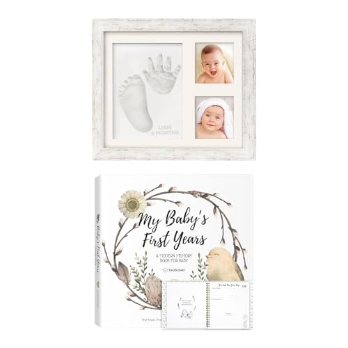 KeaBabies Baby Keepsake Frame and Memory Book 1