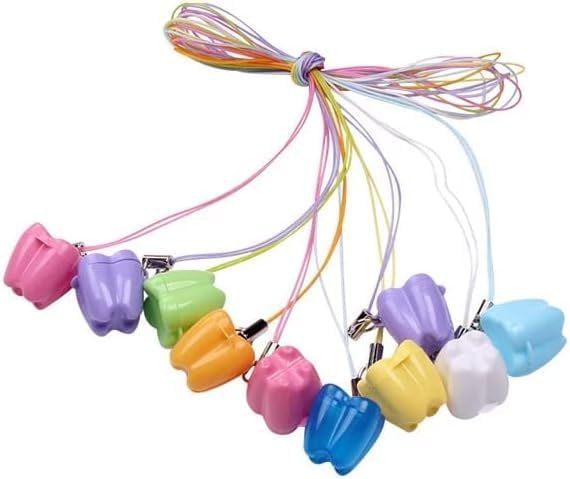 100 Pcs Lost Teeth Saver Necklace Holder