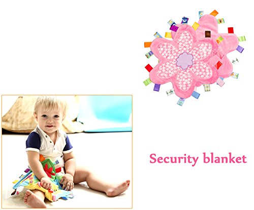Inchant Baby Girls Flower Shape Security Blanket - Pink 1