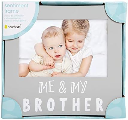 Pearhead Sibling Photo Frame with Me My Brother