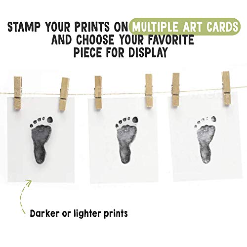 KeaBabies Baby Handprint Footprint Kit Set - Personalized Keepsake Gift