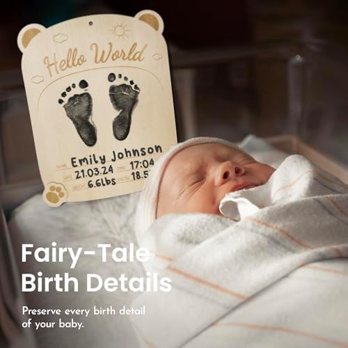 CHIPCHIP Baby Announcement Sign Memory Kit