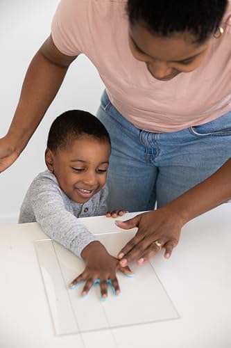 Pearhead Clear Family Handprint Frame 4 Paint Colors Included