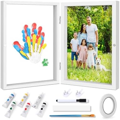 Omrhvi Family Handprint Kit DIY Craft Keepsake Frame