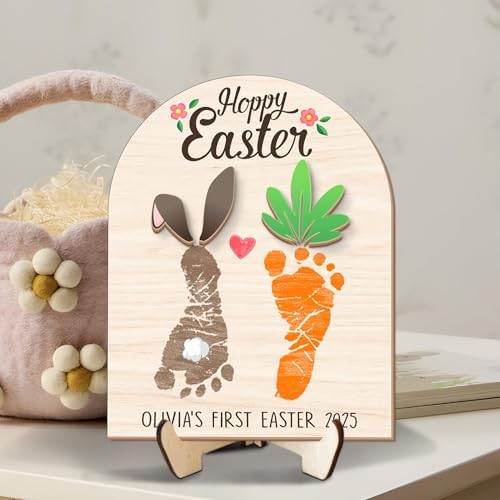 Personalized Babys First Easter Plaque with Name