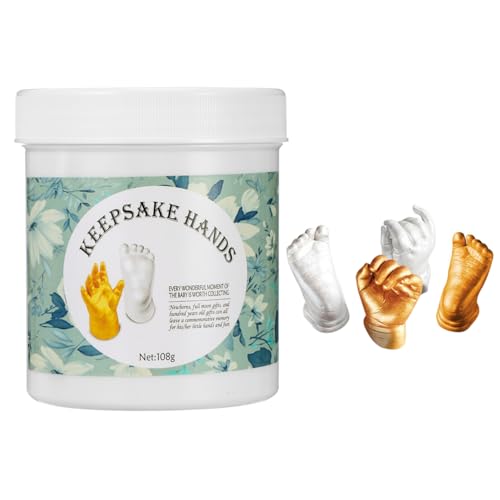 Ifundom Hand Casting Kit - Baby Footprint Hand Molder for Keepsakes