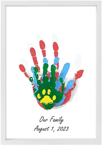Clear Family Handprint Kit - Safe Fun DIY Keepsake