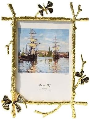 Vintage Gold Photo Frame with Irregular Shape