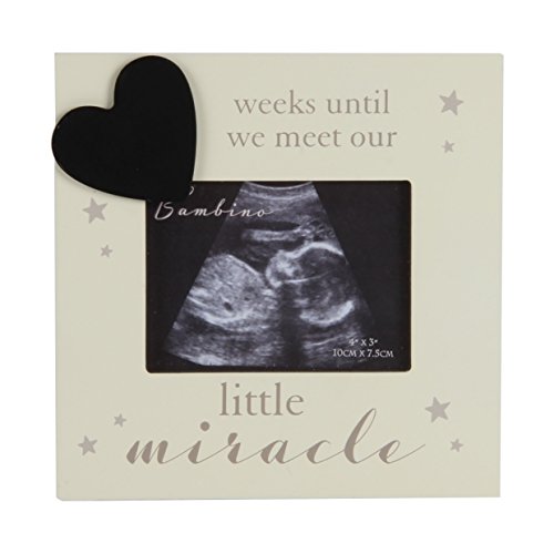 Little Miracle Scan Sonogram Countdown Frame