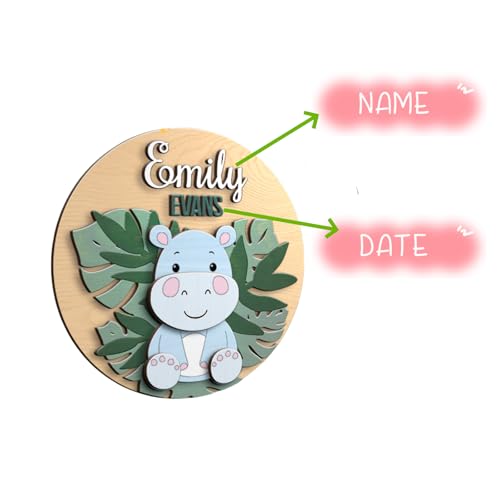 Bantlou Personalized 3D Baby Name Sign