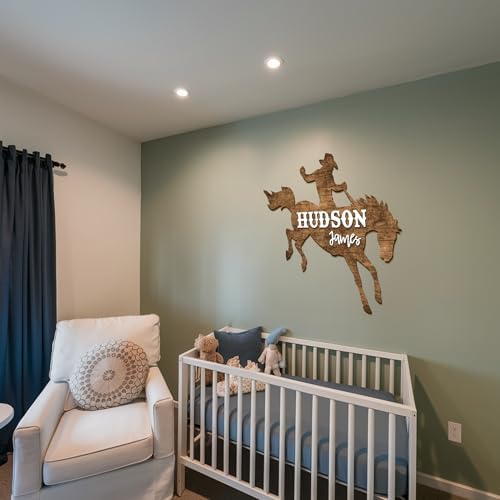 SWaddle AN Western Themed Name Plaque