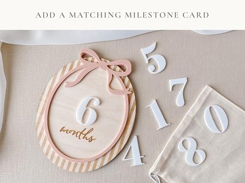 Personalized Baby Boy Name Wall Sign with Blue Bow
