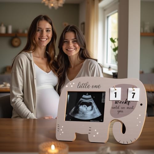 Ultrasound Picture Frame with Countdown for Pregnancy Gift