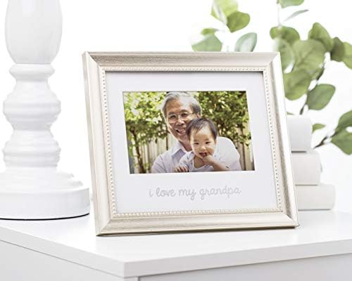 I Love My Grandpa Keepsake Frame Silver 4x6 1