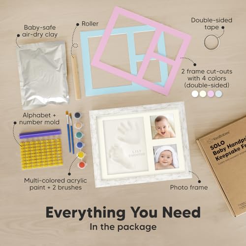 KeaBabies Baby Keepsake Frame and Memory Book 1