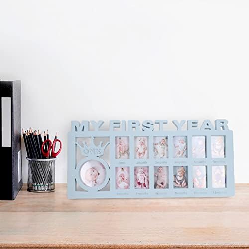 Zerodis First Year Baby Keepsake Frame 12 Months Photo Display
