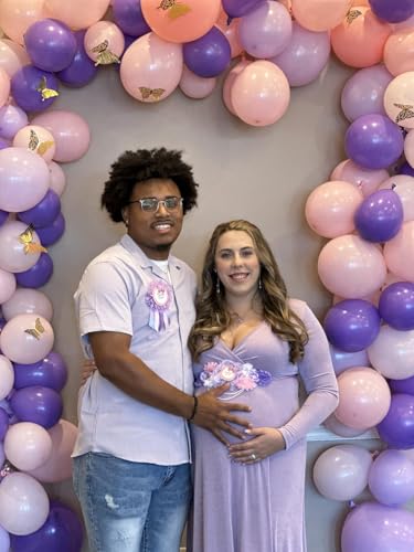 Lavender Butterfly Mom to Be Maternity Sash