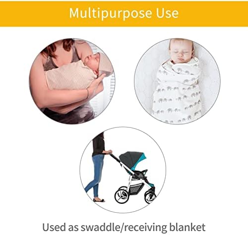 Sanghing Cute Rubber Duck Swaddling Blanket with Hat