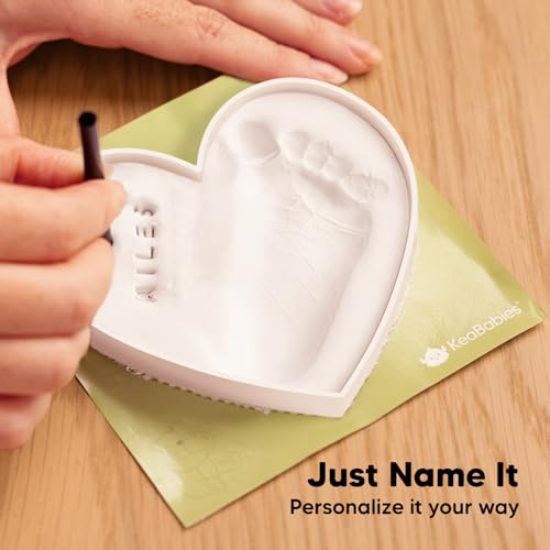 KeaBabies Baby Hand Footprint Ornament Kit