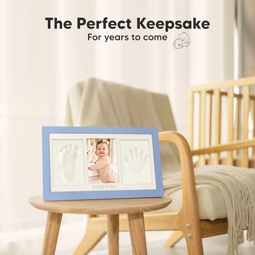 KeaBabies Baby Hand and Footprint Kit with First 5 Years Memory Book