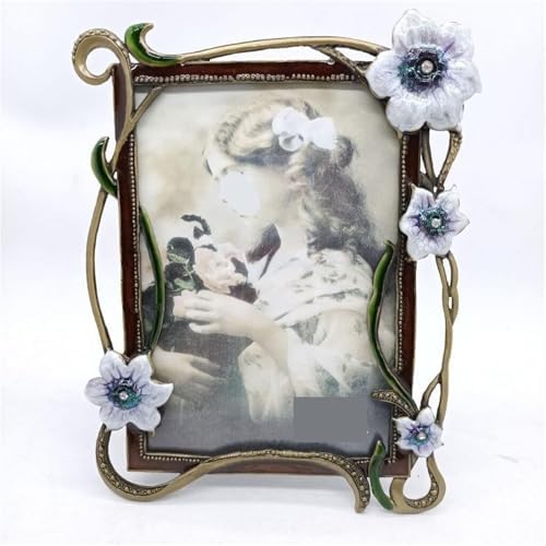 STBTOO 5x7 Inches Photo Frame And Metal Decoration