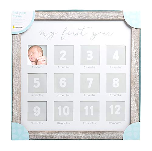 Pearhead My First Year Baby Keepsake Frame