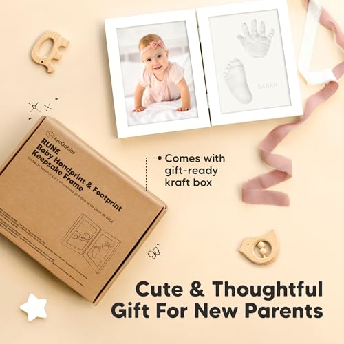 KeaBabies Baby Hand and Footprint Kit Frame
