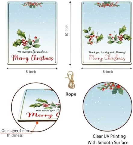 DIY Handprint Christmas Gift for Mom 8x10 Inches