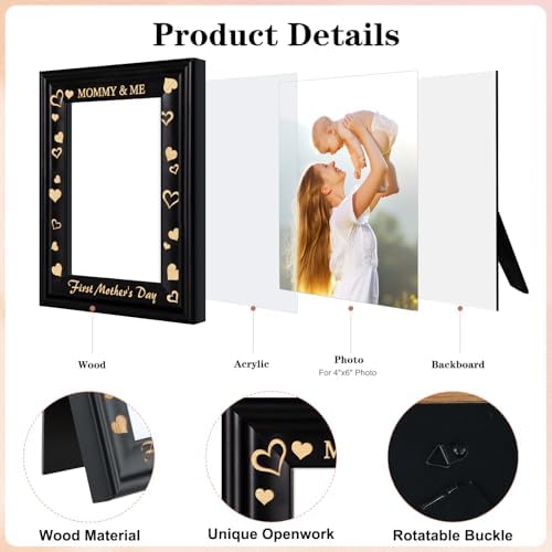 PETCEE First Mothers Day Picture Frame for Mom Grandma
