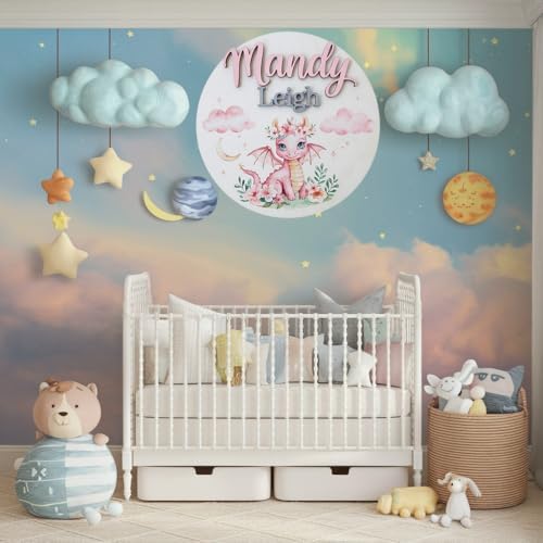 Personalized Wooden Name Sign with 3D Design