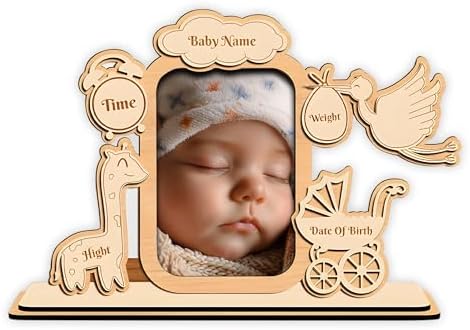 Custom Baby Picture Frame With Name and Date